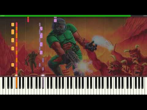 Doom e1m2 The Imps Song (Synthesia)