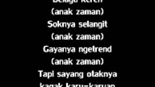 Download lagu Alfred Phobia   Anak Zaman lyrics @njowo mp3
