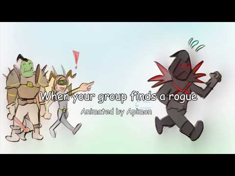 When your group finds a rogue (WOW Animation)