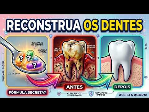 Pare de escovar com força! ESTE hábito de 14 centavos RECONSTRÓI dentes e gengivas