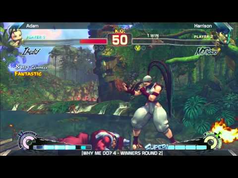 SSF4: Adam vs Harrison - Why Me Dojo? 4