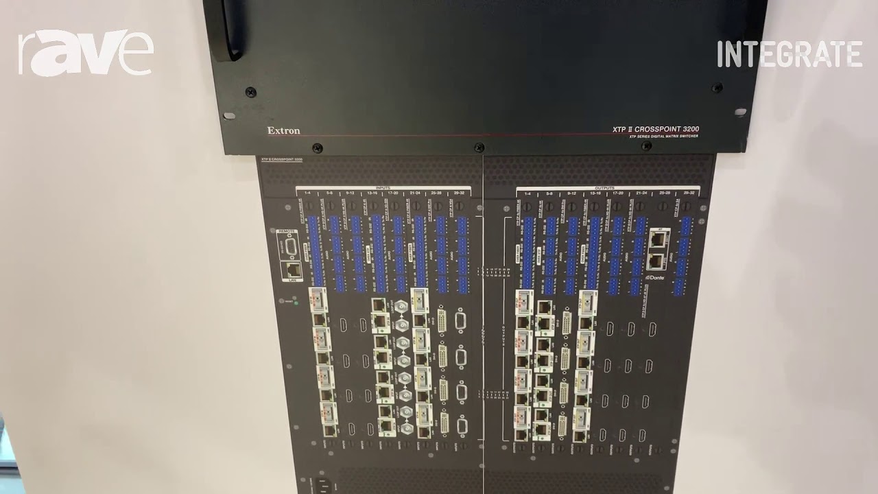 Integrate 2019: Extron Showcases the 2nd Generation of XTP II CrossPoint Series With 50G Backplane