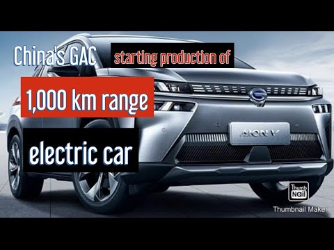 Thumbnail for CHINA'S GAC STARTS PRODUCTION OF 1,000KM RANGE ELECTRIC CAR by Car