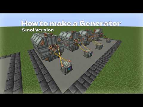 How to make a Generator | Create Power Grid Tutorial/Info