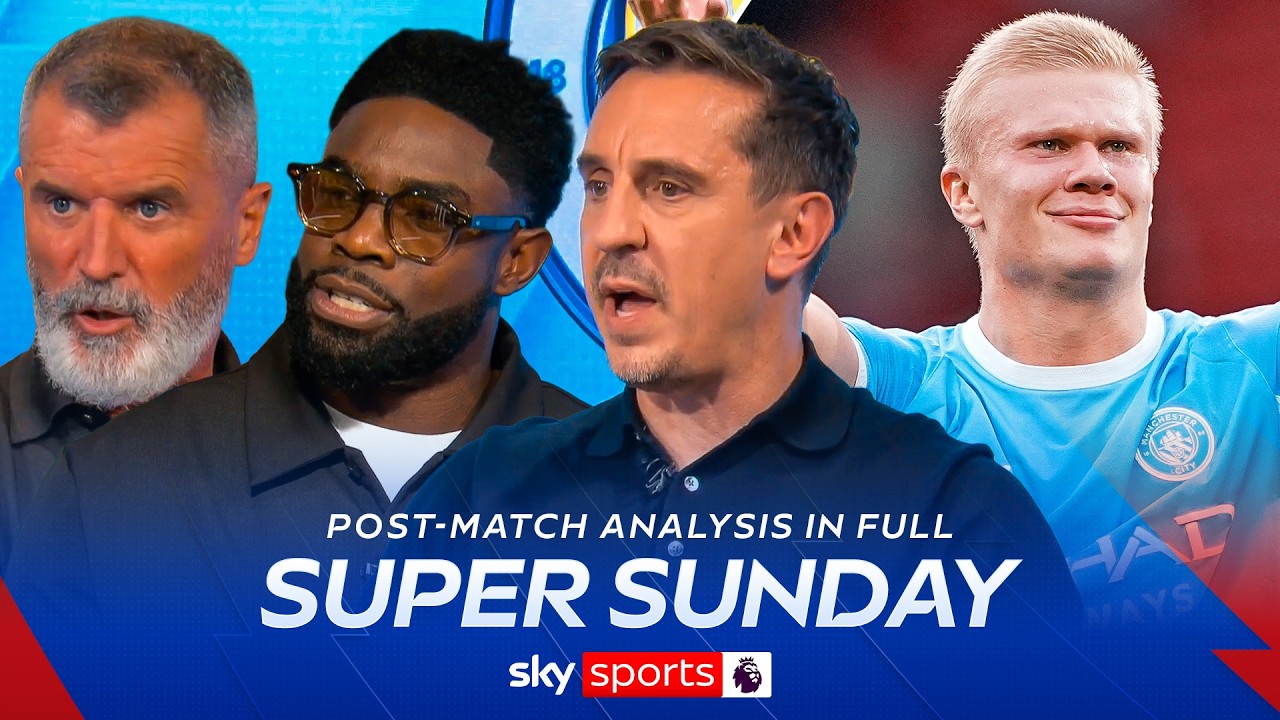 Roy Keane, Micah Richards & Gary Neville FULL Super Sunday post-match | Man Utd 0-1 Man City