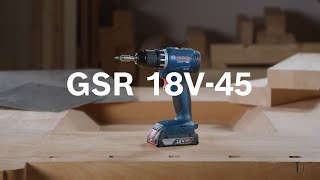 보쉬 GSR 18V-45 (2.0Ah, 배터리 2개)_동영상_이미지
