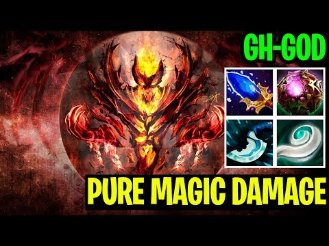Pure Magic Damage Build - Shadow Fiend Gh-God - Dota 2