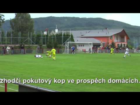 Jiskra Modrá - SK Slavoj Žatec, sestřih fotbalového utkání