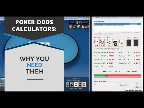 Poker Odds Calculators: Why You Need Them