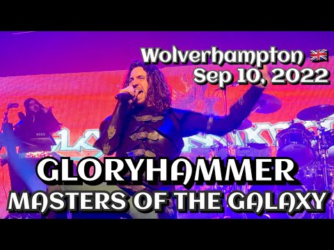 Gloryhammer - Masters Of The Galaxy @Wolverhampton🇬🇧 September 10, 2022 LIVE HDR 4K