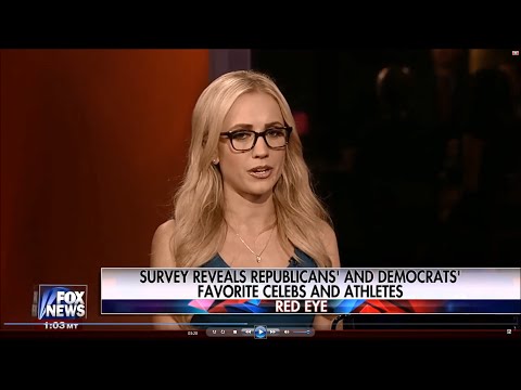 08-20-16 Kat Timpf on Red Eye - GOP vs Dem Favorite Celebs