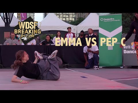 Emma vs Pep C l Semi FINAL b-girls l WDSF Breaking for Gold Challenge