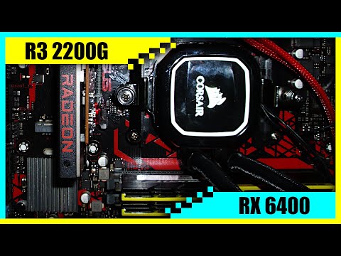 Ryzen 3 2200G + RX 6400 Gaming PC in 2022 | Tested in 7 Games