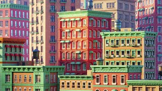 Little Town with Geometry Nodes