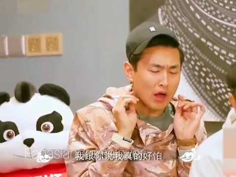 Huang Zitao " Tao afraid of chicken " cute reaction" babypanda😊