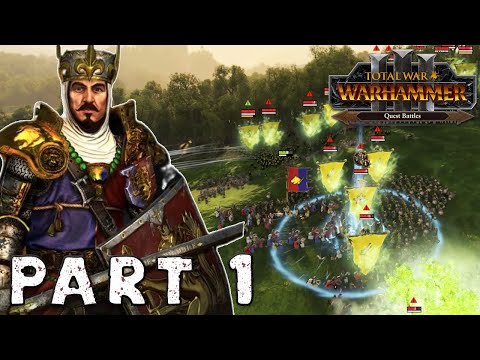 SWORD OF COURONNE! - TOTAL WAR WARHAMMER 3 QUEST BATTLES Let's Play Part 1 (1440p 60FPS)