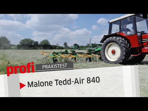 Malone Tedd-Air 840: Irischer „Hay“-Wender | profi #Praxistest