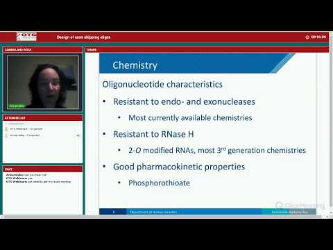 Annemieke Aartsma-Rus: Design of Exon Skipping Oligonucleotides