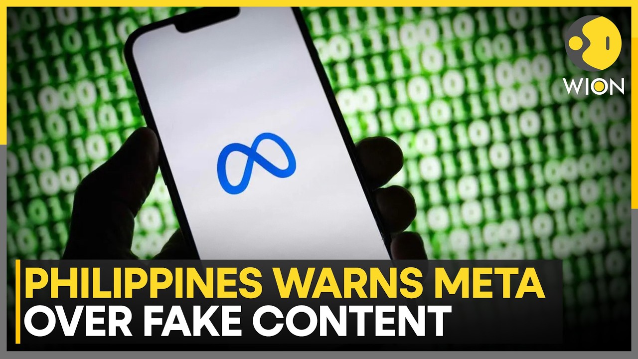 Philippines Warns Meta Over Fake Content; Given 7 Days to Act on Disinformation | WION News