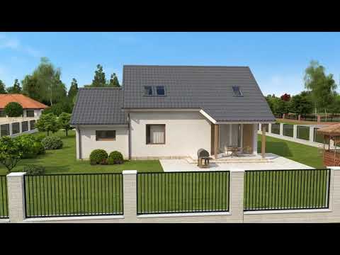 Z75 GP - Gotowy projekt domu z poddaszem użytkowym we współczesnym stylu do 100 m2