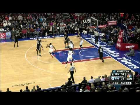 Anthony Bennett reverse dunk