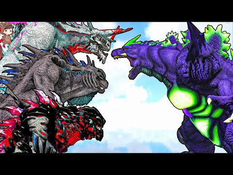 Super Godzilla VS Mod Bosses | ARK Mod Battle Ep.185