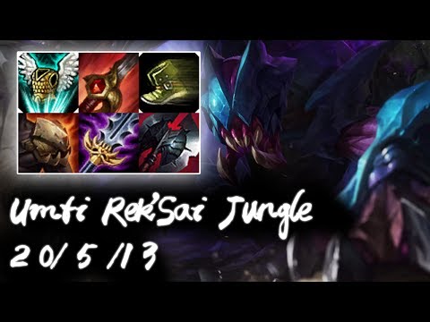 Jin Air Umti Rek'Sai Jungle vs Graves | Korea High Elo Replays