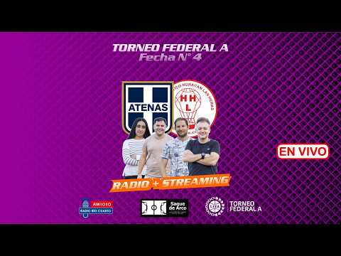 🔴EN VIVO | ATENAS vs HURACAN LAS HERAS | Torneo Federal A Fecha 4  Saque de Arco