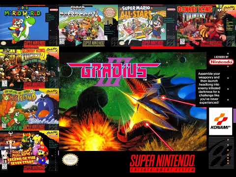 Gradius III (SNES) Music [REVERSE] - Invitation (Weapon Select) | Reverse VGM #525
