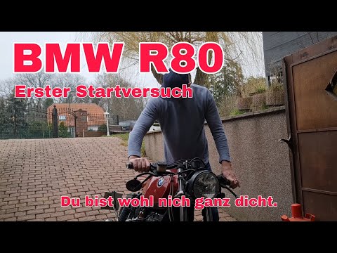 BMW R80 / first launch / Bobber Caferacer