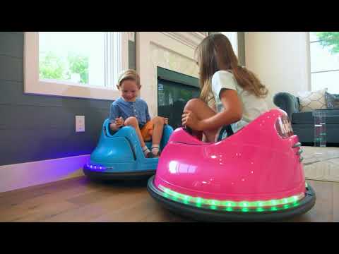 Kidzone DIY Race #00-99 6V Kids Toy Electric Ride On Bumper Car Vehicle Remote Control 360