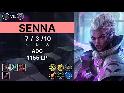 Senna Adc vs Tristana - 1155 LP Challenger - EUW 15.11