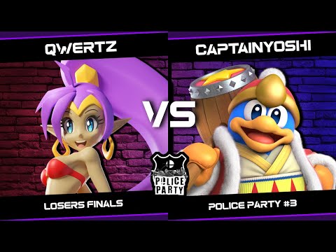 qwertz143 (Mii Gunner) vs CaptainYoshi (King Dedede) - Police Party #3 - Losers Finals