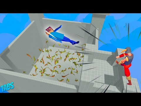 50x BOUNCING RAPTORS & SHOUTER vs EVERY UNIT | Totally Accurate Battle Simulator [TABS]