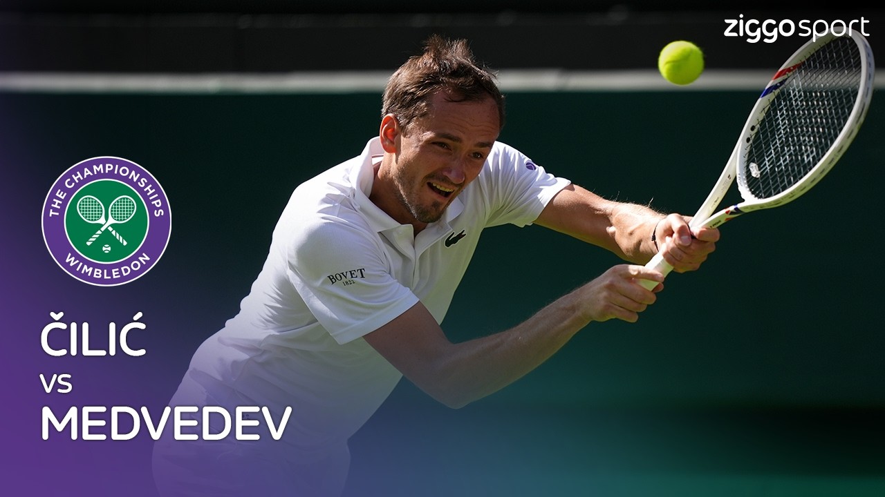 WAANZINNIGE WEDSTRIJD VAN MEDVEDEV OP WIMBLEDON!!!🤩🤯 | Čilić vs Medvedev | Wimbledon 2026