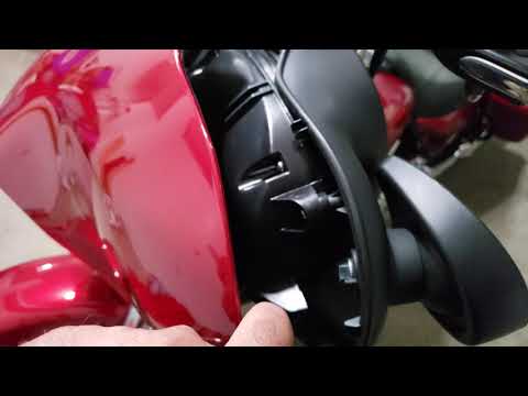 Removing Harley Davidson fairing mirrors WITHOUT removing the fairing.