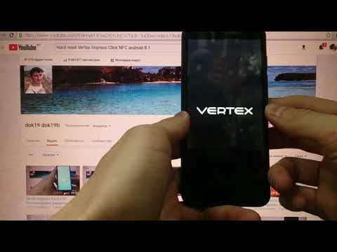 Hard reset Vertex Impress Click Удаление пароля андроид 8.1