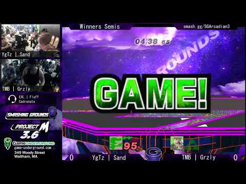 SG Fall 2018 Arcadian WS - YgTz | Sand (Game and Watch) vs TMB | Grzly (Zelda)