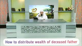 How to distribute wealth of deceased father? - Assim al hakeem