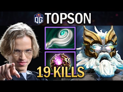 OG.TOPSON ZEUS WITH 19 KILLS - DOTA 2 7.30 GAMEPLAY