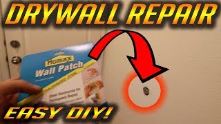 How to Patch Door Knob Hole in Drywall - DIY