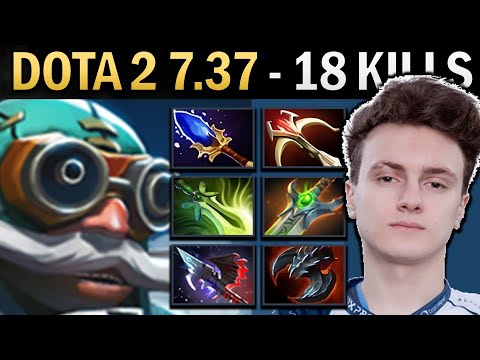 Gyrocopter Gameplay Miracle with 18 Kills and Daedalus - Kez Dota 2