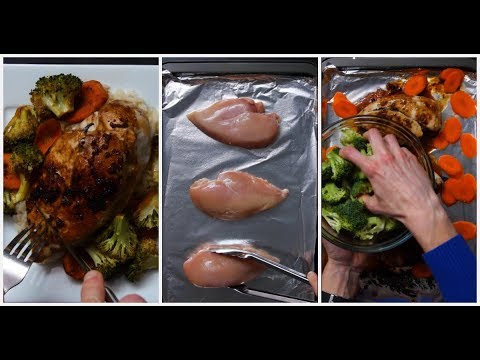 Sheet Pan Teriyaki Chicken and Vegetables - Easy Dinner