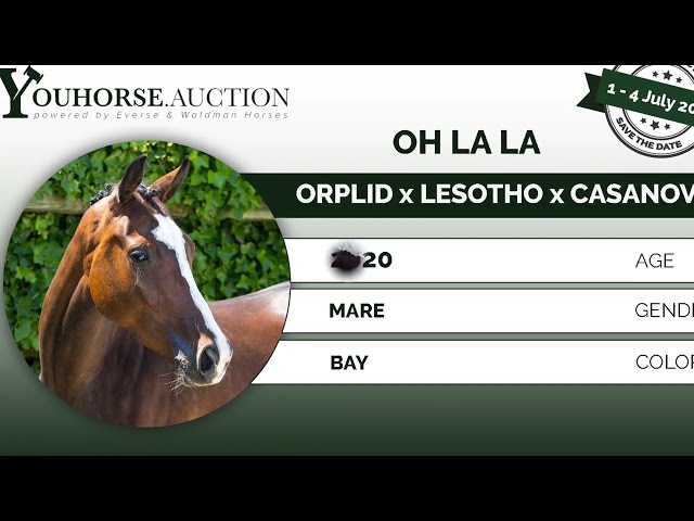 Oh la la when she was 3 y old July 2023