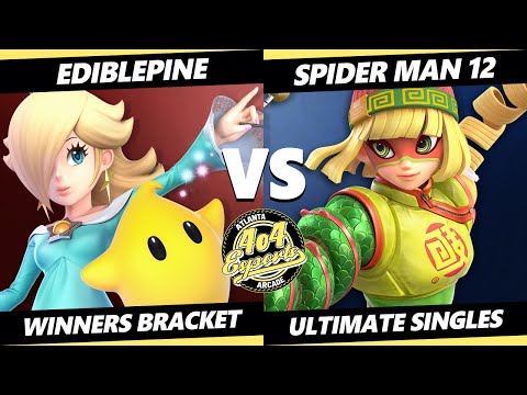 4o4 Smash Night 54 - EdiblePine (Rosalina) Vs. Spider Man 12 (Min Min) SSBU Ultimate Tournament