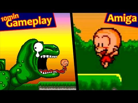 B.C. Kid (Bonk's Adventure) ... (Amiga) Gameplay