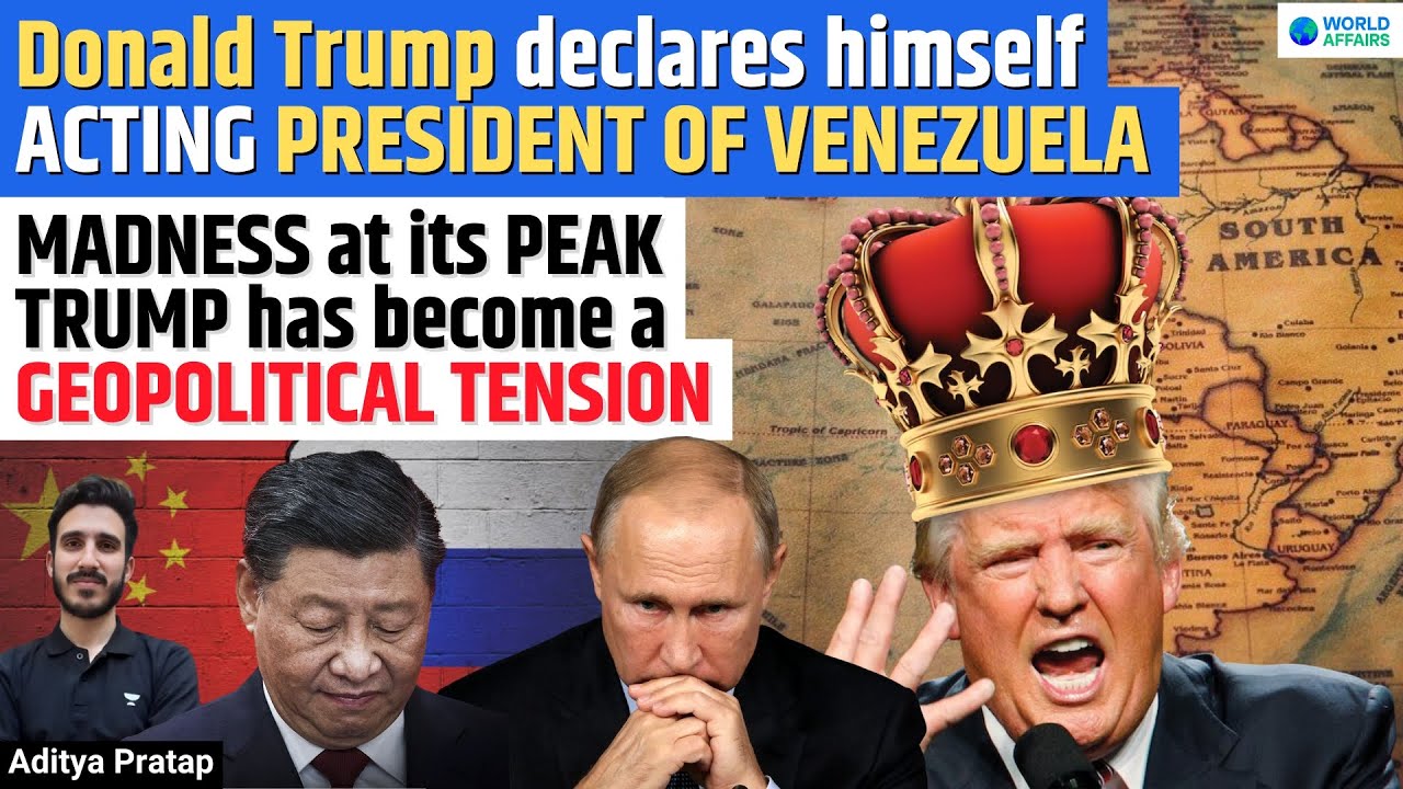 Venezuela in Chaos After Trump’s “Acting President” Claim Goes Viral