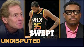 UNDISPUTED | Skip Bayless SHOCKED Kevin Durant, Suns swept in round one by T-Wolves