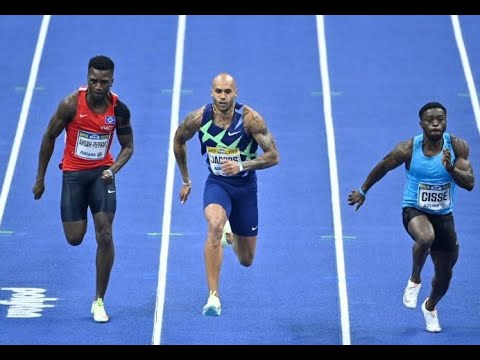 Marcell Jacobs 60m Semi Finals 6.57 Berlin 2022.