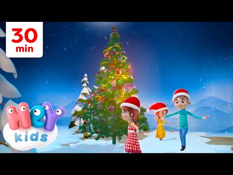 Mon beau sapin 🎄🎅 | Chansons sur le Sapin de Noël pour Enfants | HeyKids en Français
